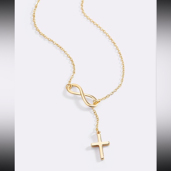 Jewelry - Gold Infinity Cross Necklace